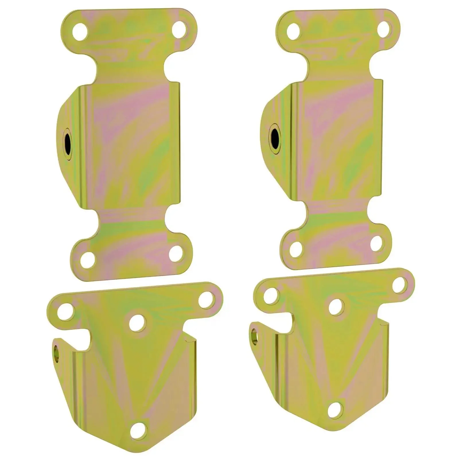 Chevy V8 Solid Steel Frame And Motor Mount Kit For SBC And BBC Engines Beefy Frame Mounts And Heavy Duty Motor Mounts For Small Block 283 327 350 400 And Big Block Chevy Off Road Racing - Image 3