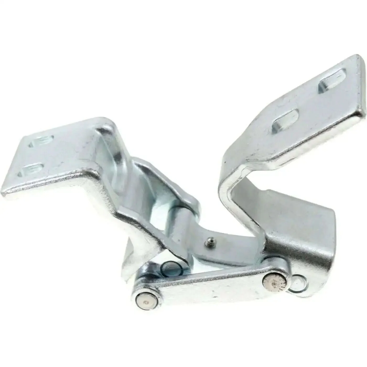 Chrome Door Hinge Set Pair For Ford Transit Connect 2010 2013 Left Driver And Right Passenger Upper Hinges Easy Install Smooth Operation OE Replacement 2 Pieces - Image 3
