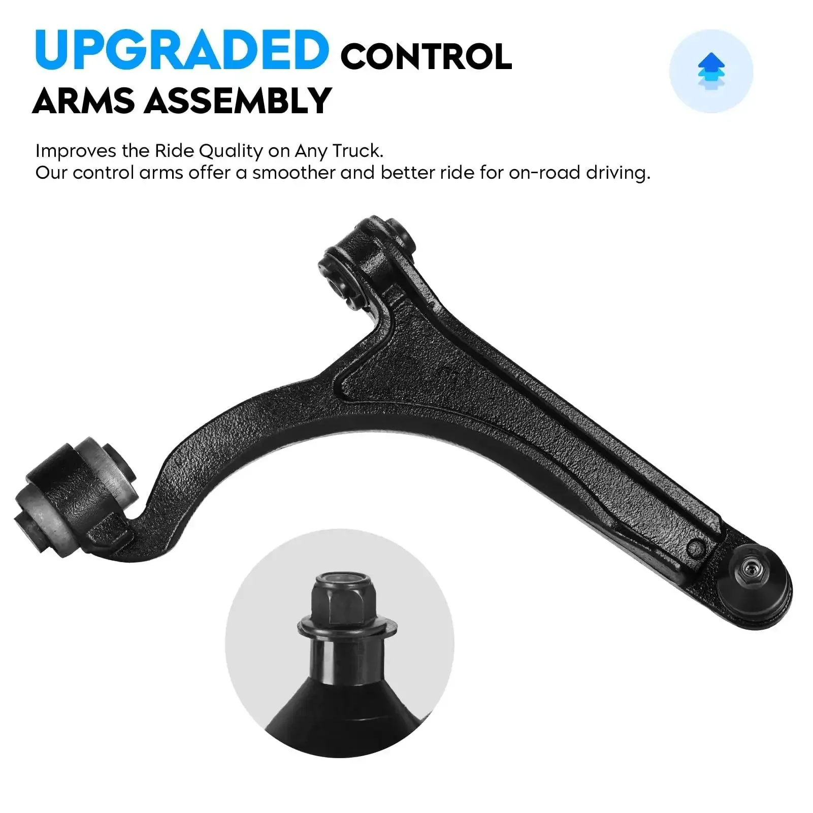 Chrysler Pacifica Front Lower Control Arms With Ball Joints Sway Bars And Tie Rods Suspension Kit For 2004 2005 2006 2007 2008 Dope Upgraded Front End Replacement 8 Piece Set - Image 7