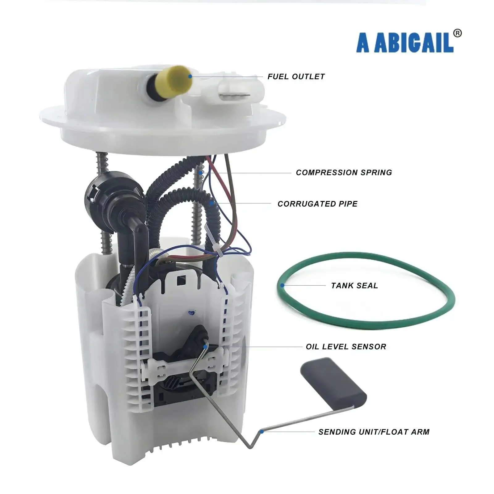 Chrysler Town and Country Dodge Grand Caravan VW Routan Fuel Pump Assembly Replacement 2008 To 2010 3.3L 3.8L 4.0L Gas Replaces OE E7235M 68030875AB OE Quality Fitment Easy Install - Image 6