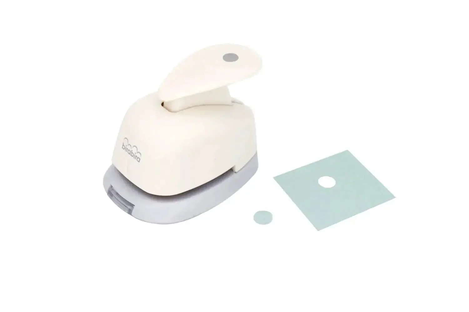 Circle Shape One Quarter Inch Lever Action Hole Punch For Paper Crafting And Scrapbooking With Flip Over Alignment No Fuss To Use And Durable Craft Punch For Card Making And DIY Projects