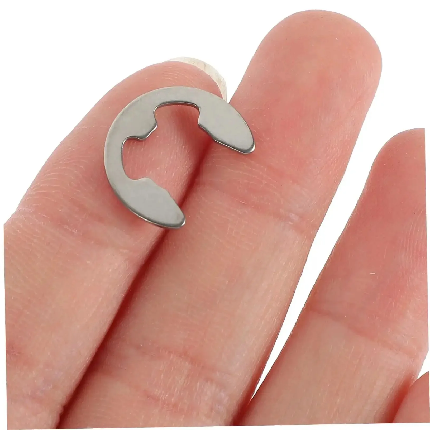 Circlip And Split Washer 300 Piece Set Stainless Steel 304 E Type Retaining Rings Transparent Storage Case For Quick Access Pro Grade Rust Resistant Fastener Kit For Industrial Projects - Image 7