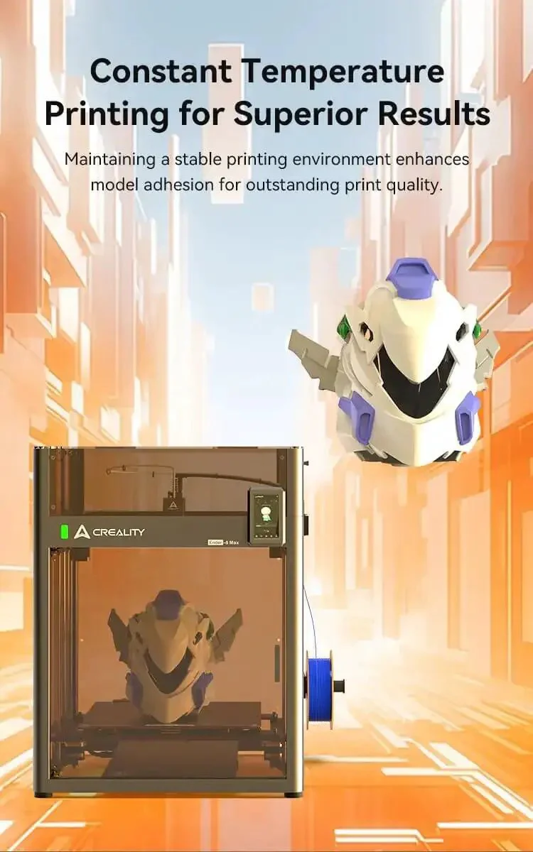 Clear Acrylic Printer Enclosure For Ender 5 Max 3D Printer, Dustproof Protective Cover With Constant Temperature Control And Quiet Noise Reduction, Keeps Debris Out, Improves Layer Adhesion, And Delivers A Smoother, Safer Print - Image 2