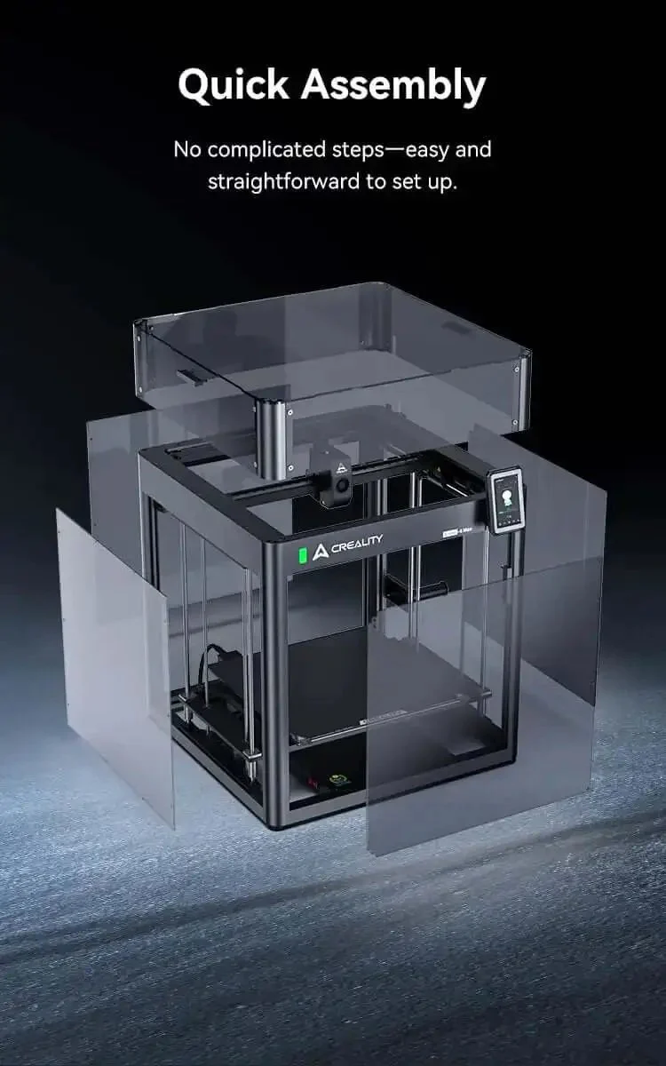 Clear Acrylic Printer Enclosure For Ender 5 Max 3D Printer, Dustproof Protective Cover With Constant Temperature Control And Quiet Noise Reduction, Keeps Debris Out, Improves Layer Adhesion, And Delivers A Smoother, Safer Print - Image 6