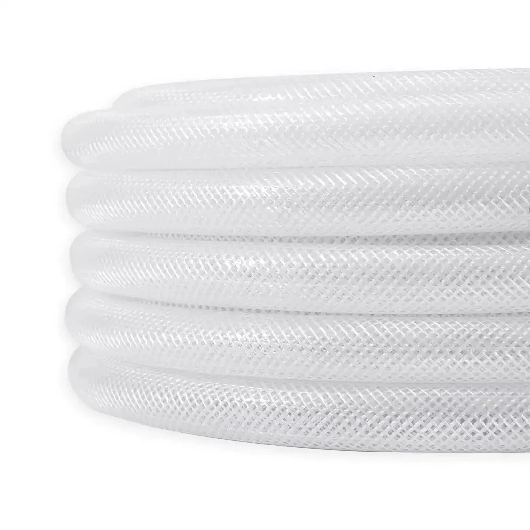 Clear Braided PVC Tubing One Half Inch Inner Diameter Fifty Feet Long Flexible High Pressure Reinforced Vinyl Hose For Water Air And Fluids In Automotive Marine And Industrial Applications Easy To Install - Image 7