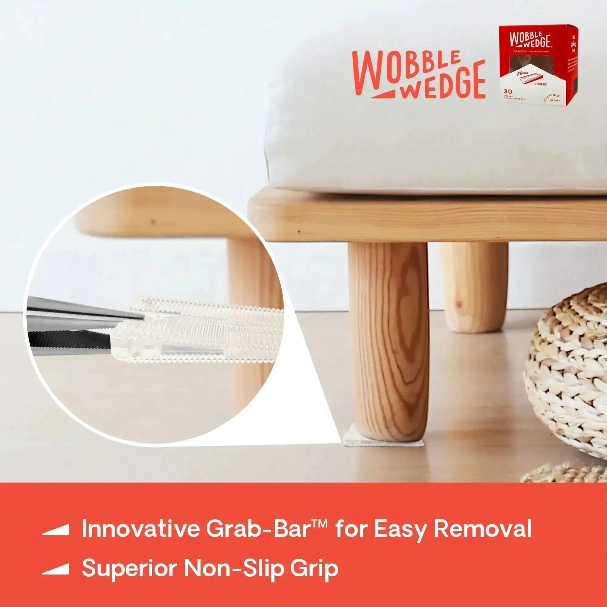 Clear Flexible Plastic Leveling Shims 30 Pack For Home Improvement And Furniture Stabilization Table And Toilet Levelers DIY Pro Grade Wedges For Appliances Made In USA - Image 5