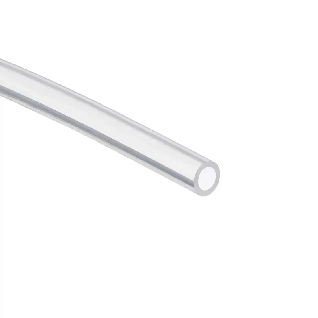 Clear Silicone Tubing One Eighth Inch Inner Diameter By Three Sixteenth Inch Outer Diameter Two Meter Length Flexible Heavy Duty High Temperature Pump Transfer Hose For Fluids With Visual Inspection Tough As Nails Durable