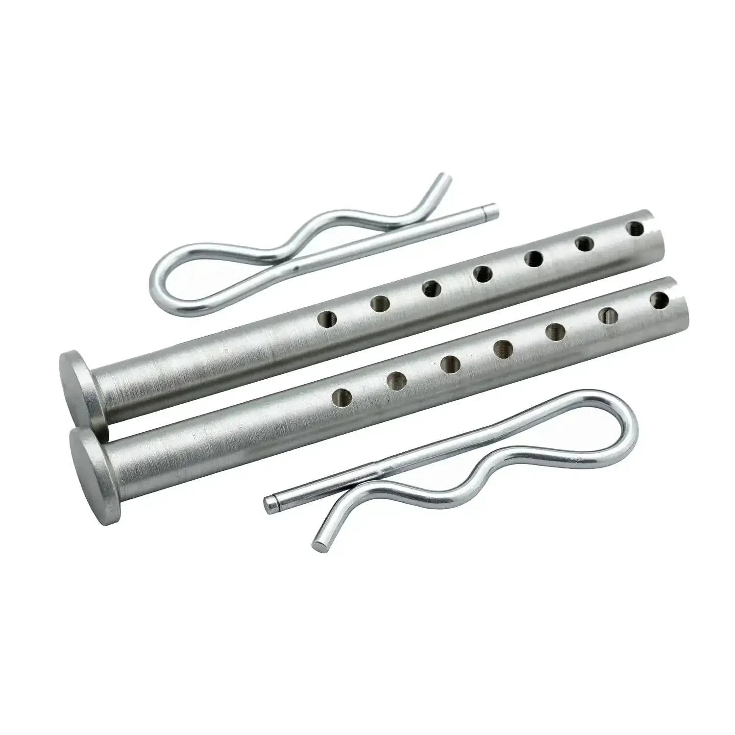 Clevis Pin With R Clip Quarter Inch By Two And One Half Inch Steel Set, 2 Pack For Farm Home Auto Maintenance, Heavy Duty Quick Pin With Retaining Clip, Go To Hardware Fastener For Gadgets And Equipment