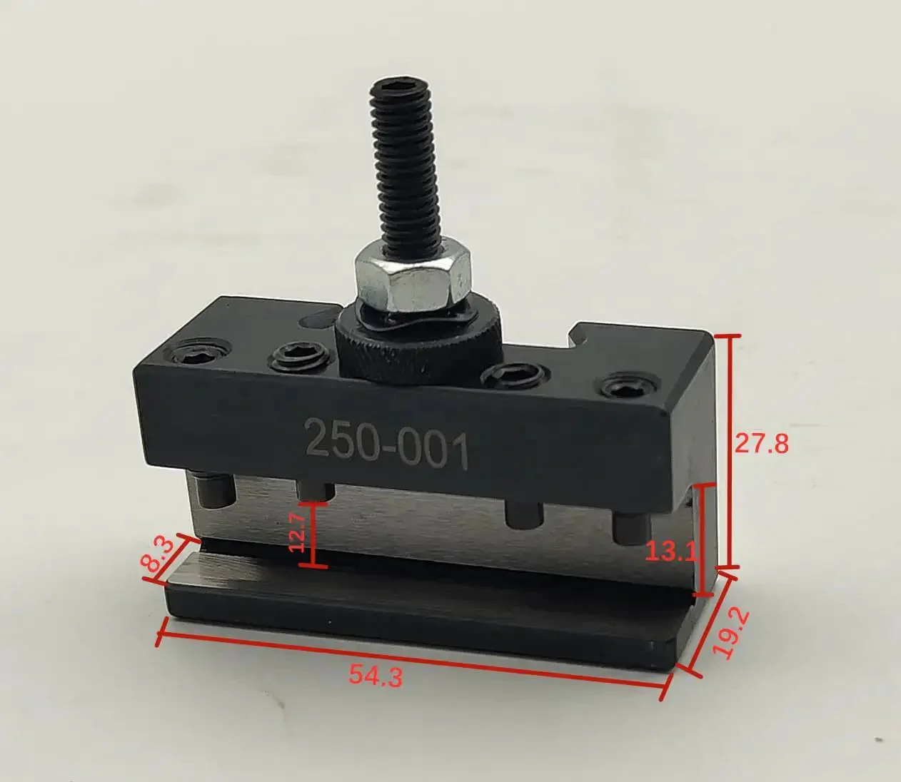 CNC Lathe Tool Holder Quick Change Black Steel For Turning Drilling And End Face Bracket Pro Grade Build New Fast Ready To Ship Fits 250 001 OXA250001 Tools 250 000 And 250 FX000 Replacement - Image 6
