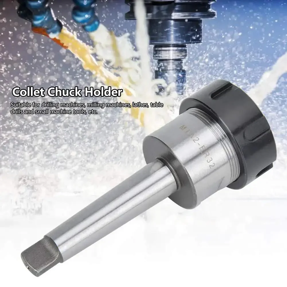 CNC Milling Tool Holder With MTA2 Shank And ER32 Collet Chuck, High Speed Steel, Pro Grade MT2 Shank For CNC Lathe And Milling Machines, Wide ER32 Compatibility Accepts 1-20mm Collets - Image 9