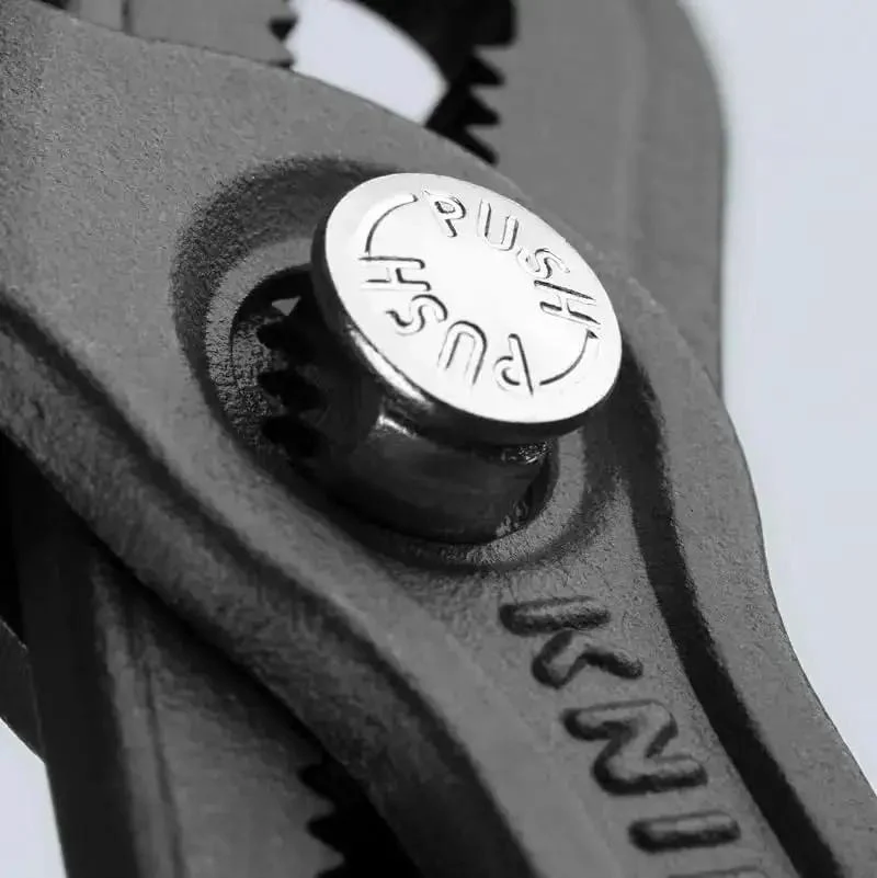 Cobra Water Pump Pliers 7 And A Quarter Inch Beefy Self Locking Pliers With Teeth Grip 18 Adjustment Positions Pinch Guard No Slip Grip Quick Adjust Button 30 Percent More Capacity Than Ordinary Pipe Wrenches Red - Image 8