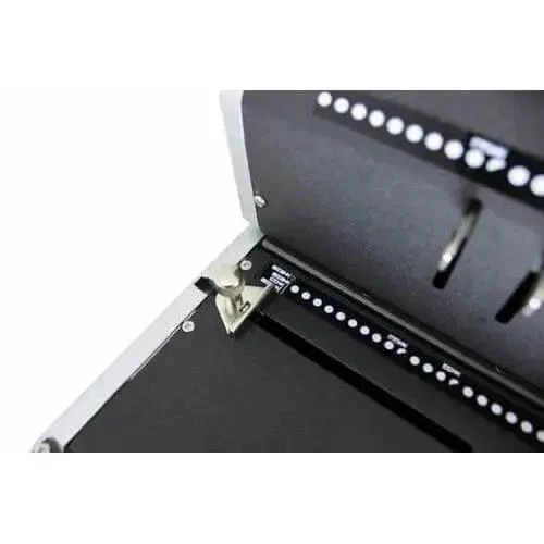 CoilMac-ER Plus Manual Coil Punch With Electric Inserter, 54 Disengageable Pins, 4x5mm Oval Holes, 0.248 Inch Pitch For Even Clean Holes, Punches Up To 20 Sheets Of 20Lb Paper Or 2.6mm Hardboard, Pro Grade, Easy To Use - Image 4