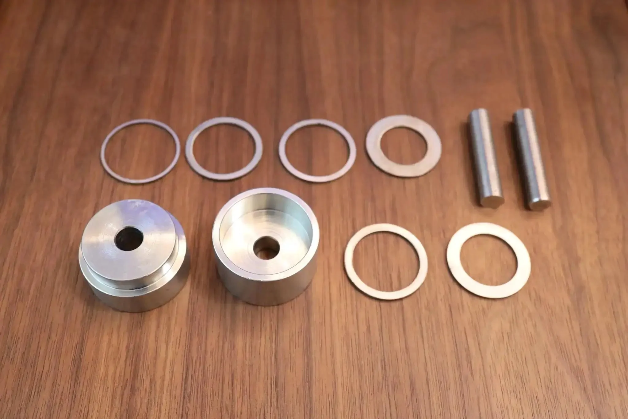 Coin Ring Puncher And Spacer Set For Jewelry Making With Six Spacer Rings In Inner Diameters Of 1.362, 1.276, 1.228, 1.209, 1.047, And 0.957 Inches Self Centering Coin Ring Punches For Easy Centering And Punching Of Various Coin Sizes - Image 3