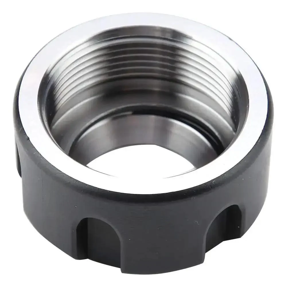 Collet Clamping Nut For Lathe Tools, Metal Chuck Holder With Dynamic Balancing, Fast Swaps And Solid Grip, Precision M32 Collets, Black Finish, 42CrMo Steel Construction, Durable Nut For Quick Tool Changes And Stable Holding - Image 2