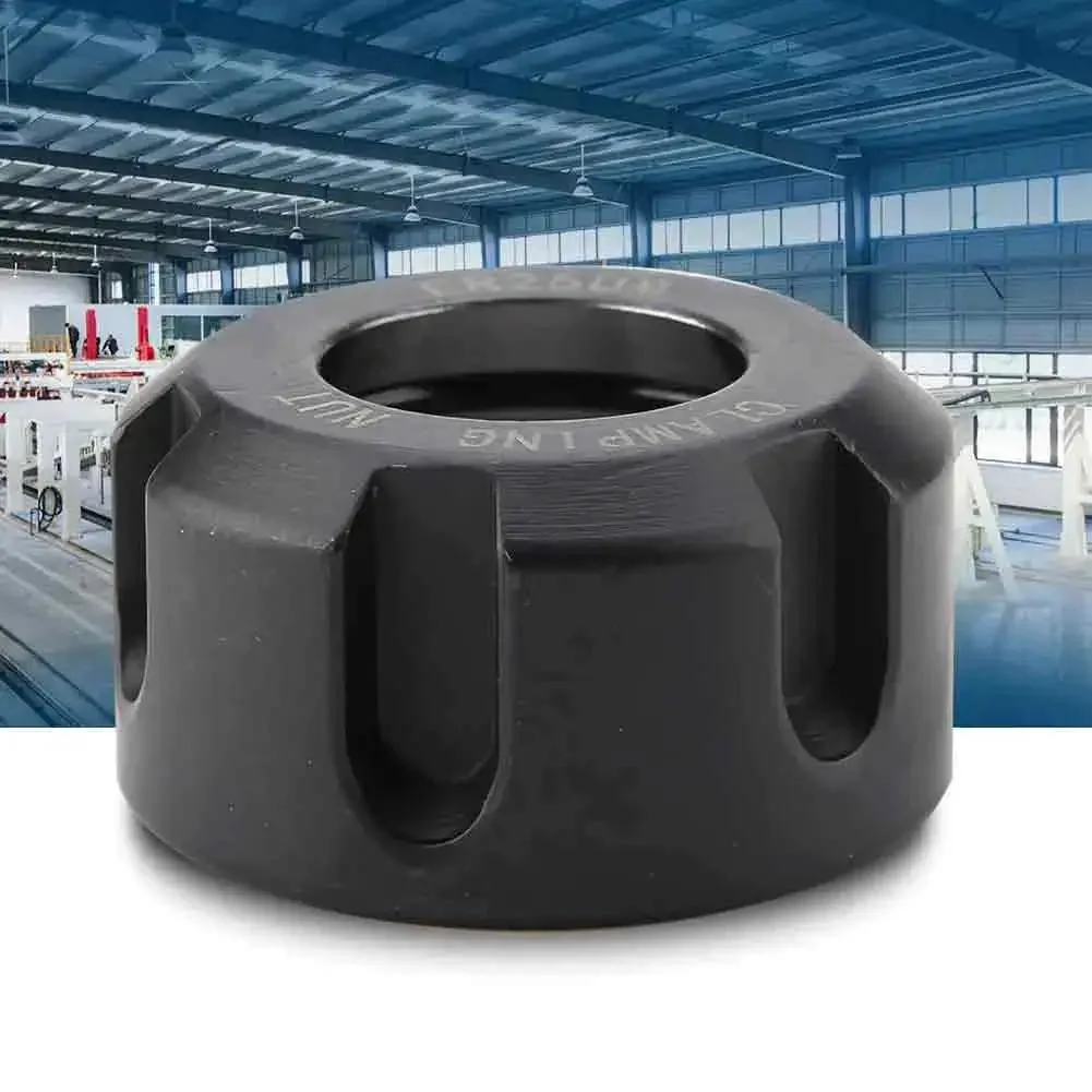 Collet Clamping Nut For Lathe Tools, Metal Chuck Holder With Dynamic Balancing, Fast Swaps And Solid Grip, Precision M32 Collets, Black Finish, 42CrMo Steel Construction, Durable Nut For Quick Tool Changes And Stable Holding - Image 8