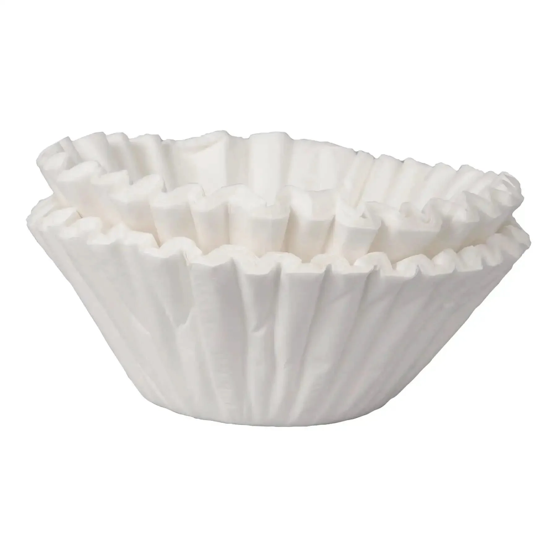 Commercial Tea And Paper Coffee Filters 1.5 Gallon White 500 Count For Use With Specialty Commercial Brewers Single TF Dual TF Single SH Dual SH Single GPR Dual GPR Infusion Series Fits 5.25 Inch Base Diameter 13.75 Inch Overall
