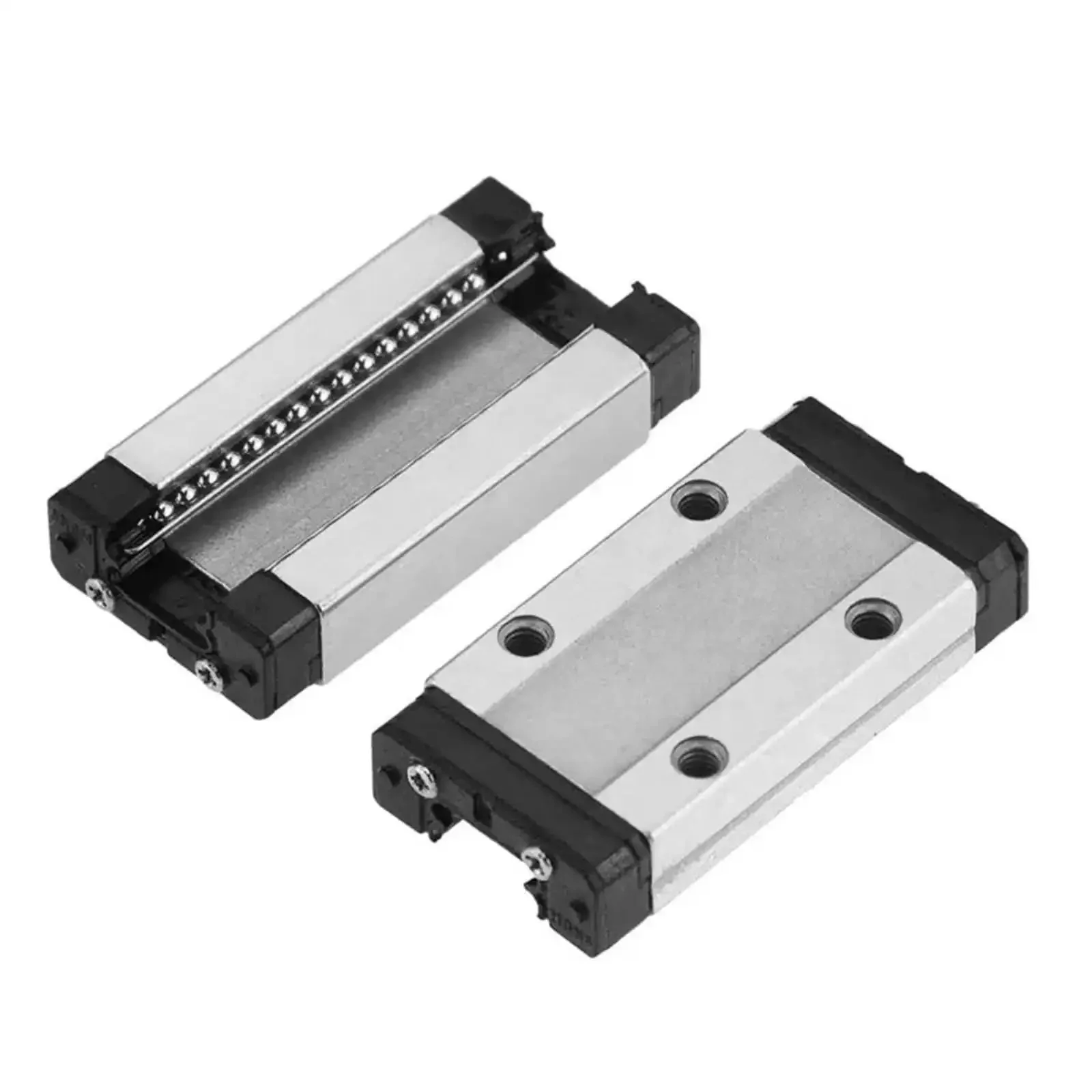 Compact 100mm To 500mm Linear Rail Slide With Black Carriage High Precision Guide 1 Piece H350mm Length Built For Go To DIY Projects And Small Machinery Motion
