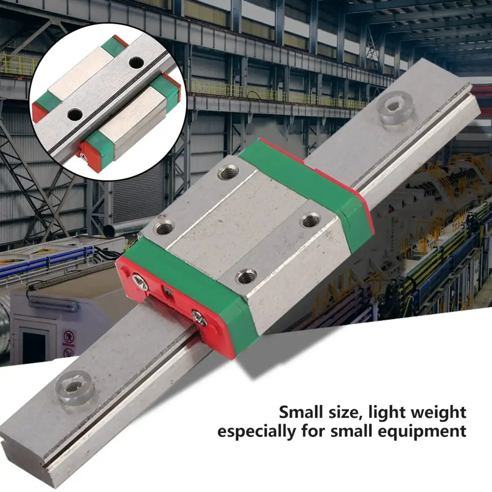 Compact 12mm Linear Rail With Four Point Ball Retainer And Built In Lubrication System Includes 100mm Travel For Slick Precise Motion In Small Automation Equipment And Measuring Devices - Image 3