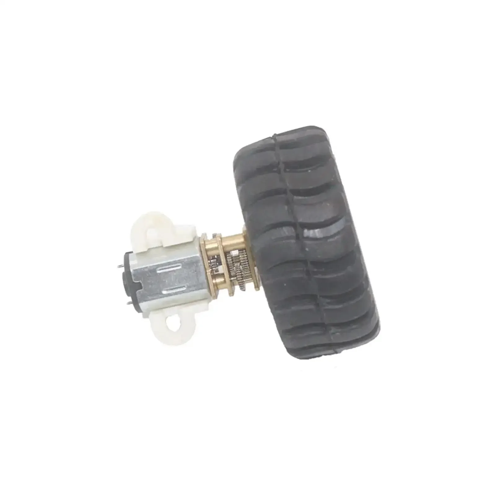 Compact 12V DC Electric Motor For DIY Toy Robots With Plastic Wheel Kit And Fixed Frame Nut Low Noise High Torque Easy Install Multiple Speed Settings From 30 To 6000 RPM - Image 2