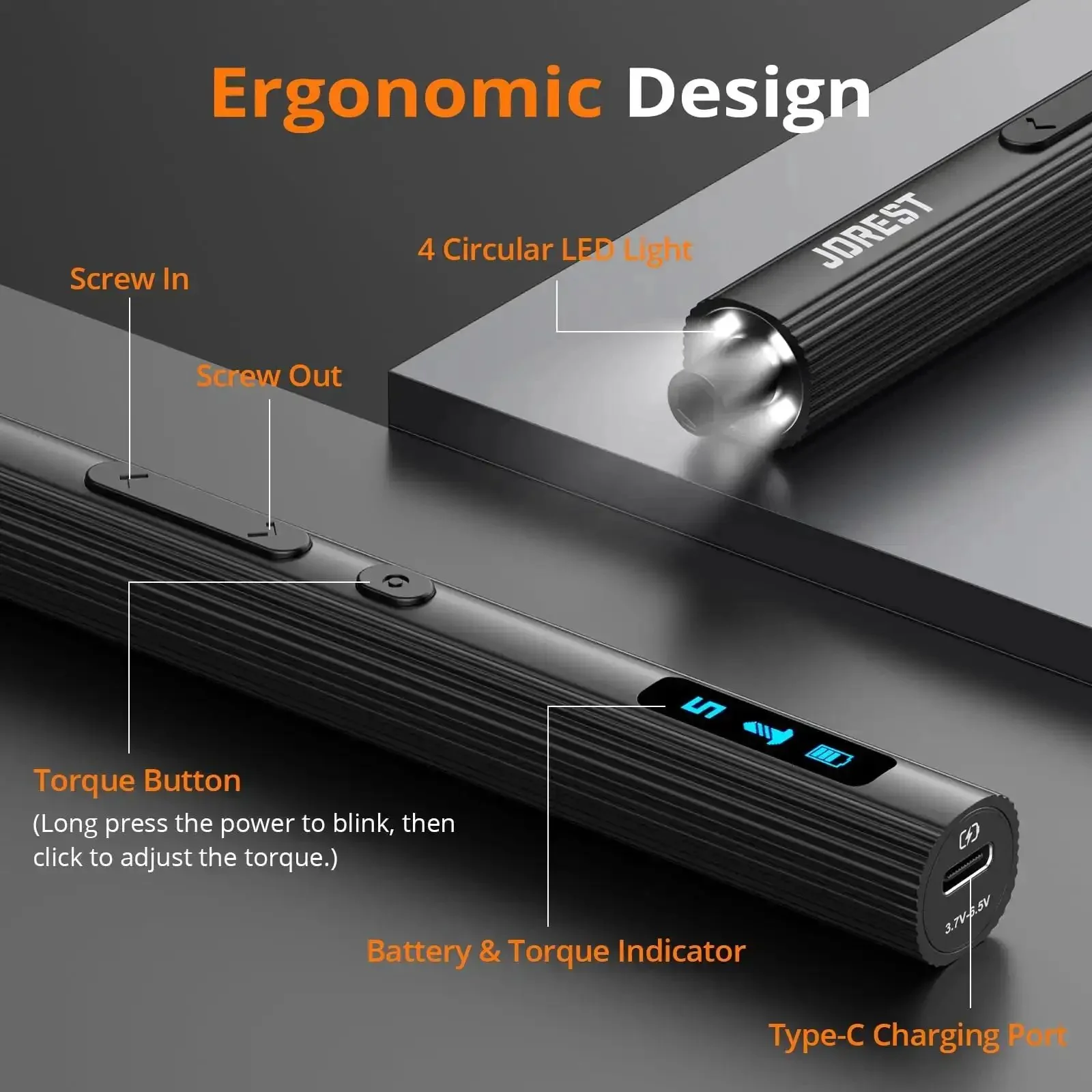Compact 155 In 1 Mini Electric Screwdriver Cordless Set With 5 Adjustable Torque Levels Up To 0.75Nm Magnetic Repair Tool Kit For iPhone, PC, Laptop, PS4, PS5, Xbox And Smart Watches A Dope Gift For Men And All The Tech Heads - Image 8