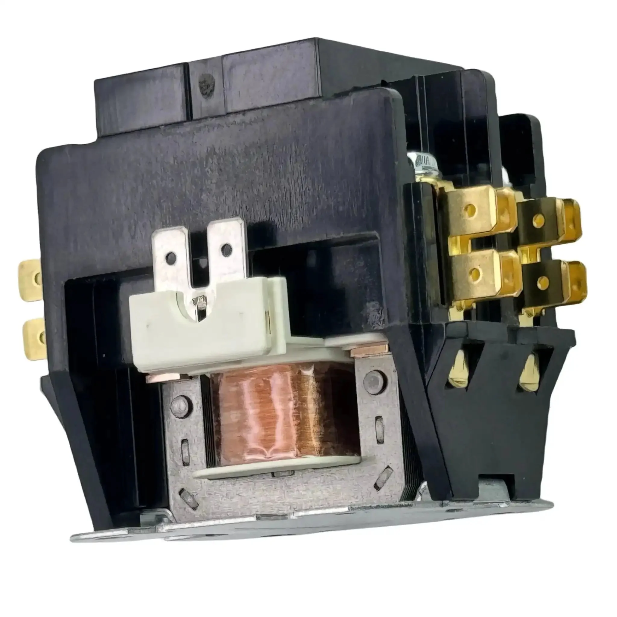 Compact 208V-240V 40A DPST Contactor For HVAC And Commercial Appliances, 50-60Hz Bipolar AC Relay, Ideal For Air Conditioning, Refrigeration, Food Processing, Kitchen Equipment, Home Use, Go-To Lightweight And Budget-Friendly - Image 6