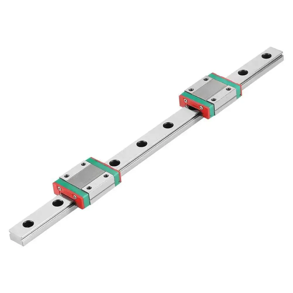 Compact 250mm MGN12 Linear Rail Kit With 2 MGN12B Blocks, 12mm Width, Tiny But Mighty High Precision Guide Rail For Smooth Motion In CNC, 3D Printing, Robotics, And DIY Projects