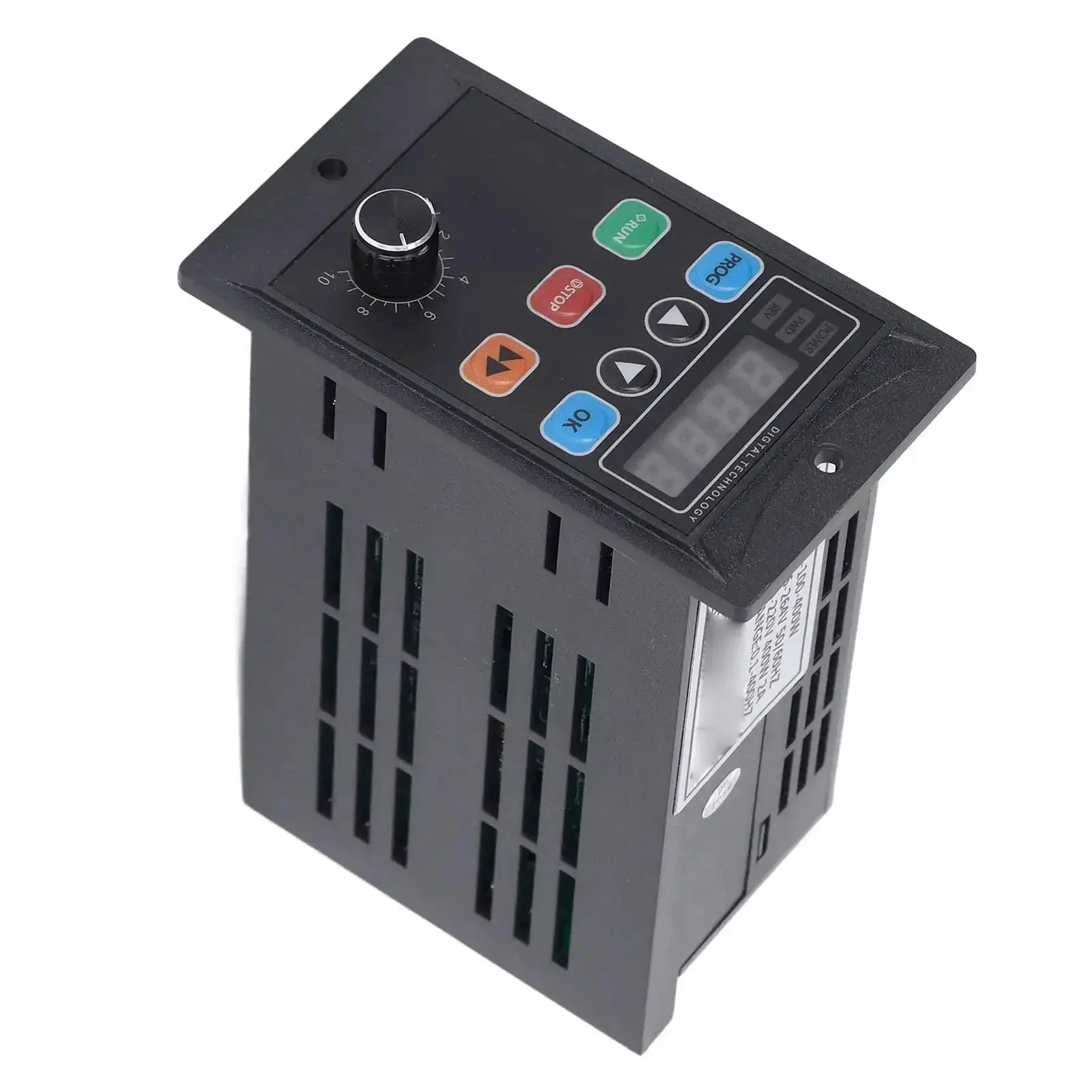 Compact 400W Variable Frequency Drive Inverter With Plug And Play For 110V Single Phase To 3 Phase 0 To 220V Output 176 To 264V Input With LED Digital Display Wide Range Motor Controller For Fans Pumps Machinery CNC Tools Automated Equipment - Image 4
