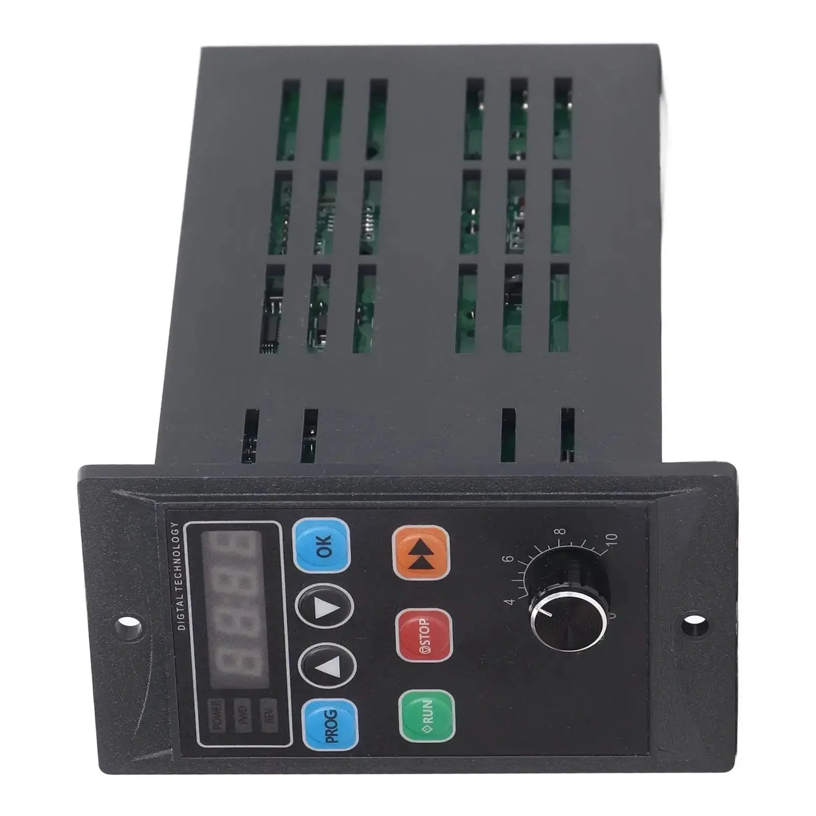 Compact 400W Variable Frequency Drive Inverter With Plug And Play For 110V Single Phase To 3 Phase 0 To 220V Output 176 To 264V Input With LED Digital Display Wide Range Motor Controller For Fans Pumps Machinery CNC Tools Automated Equipment - Image 5