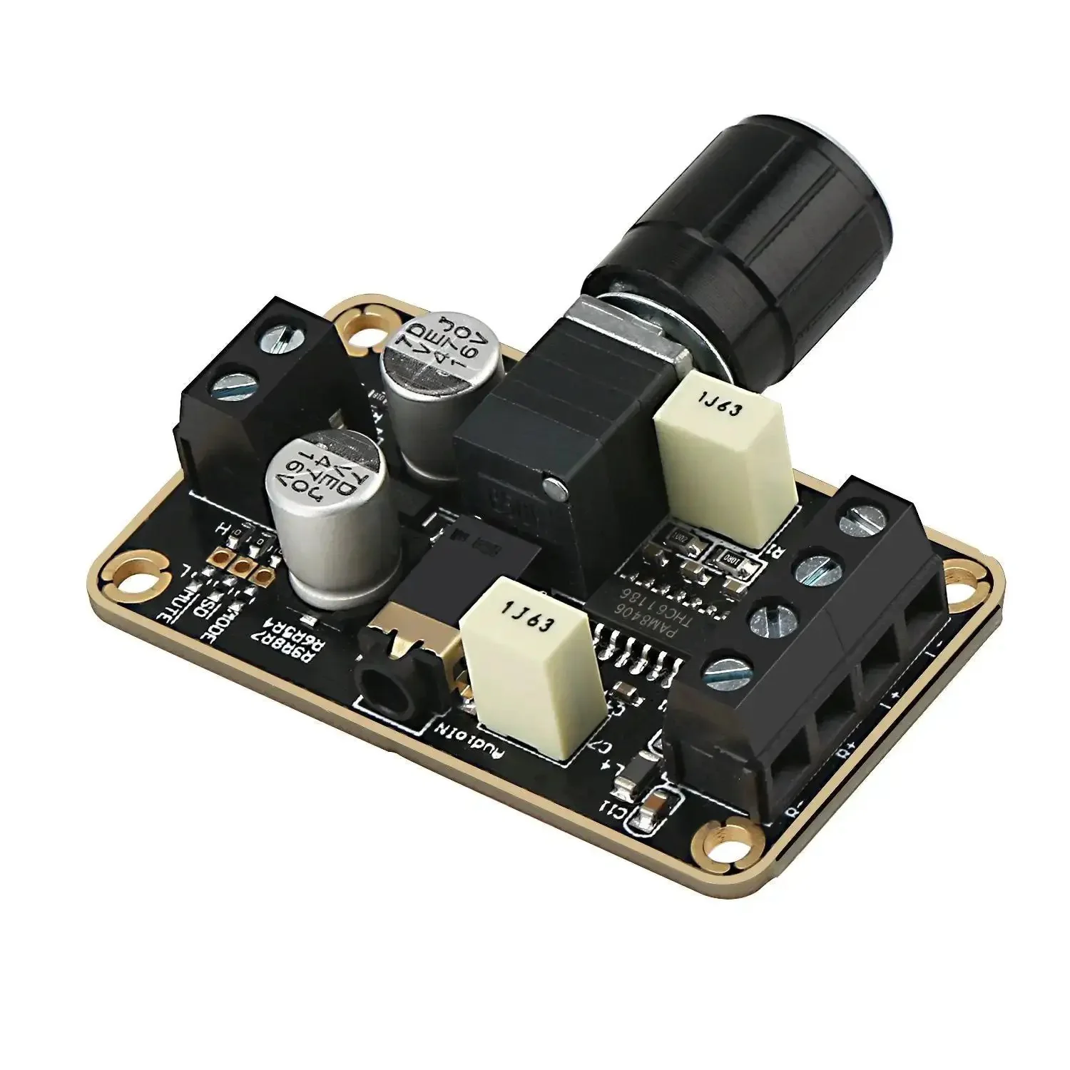 Compact 5W Per Channel 5W Plus 5W PAM8406 Stereo Audio Amplifier Board For 5V Supply Class D Dual Channel Power Amp Module For DIY Speaker System And Home Audio Projects Plug And Play And Clean Sound Quality - Image 2