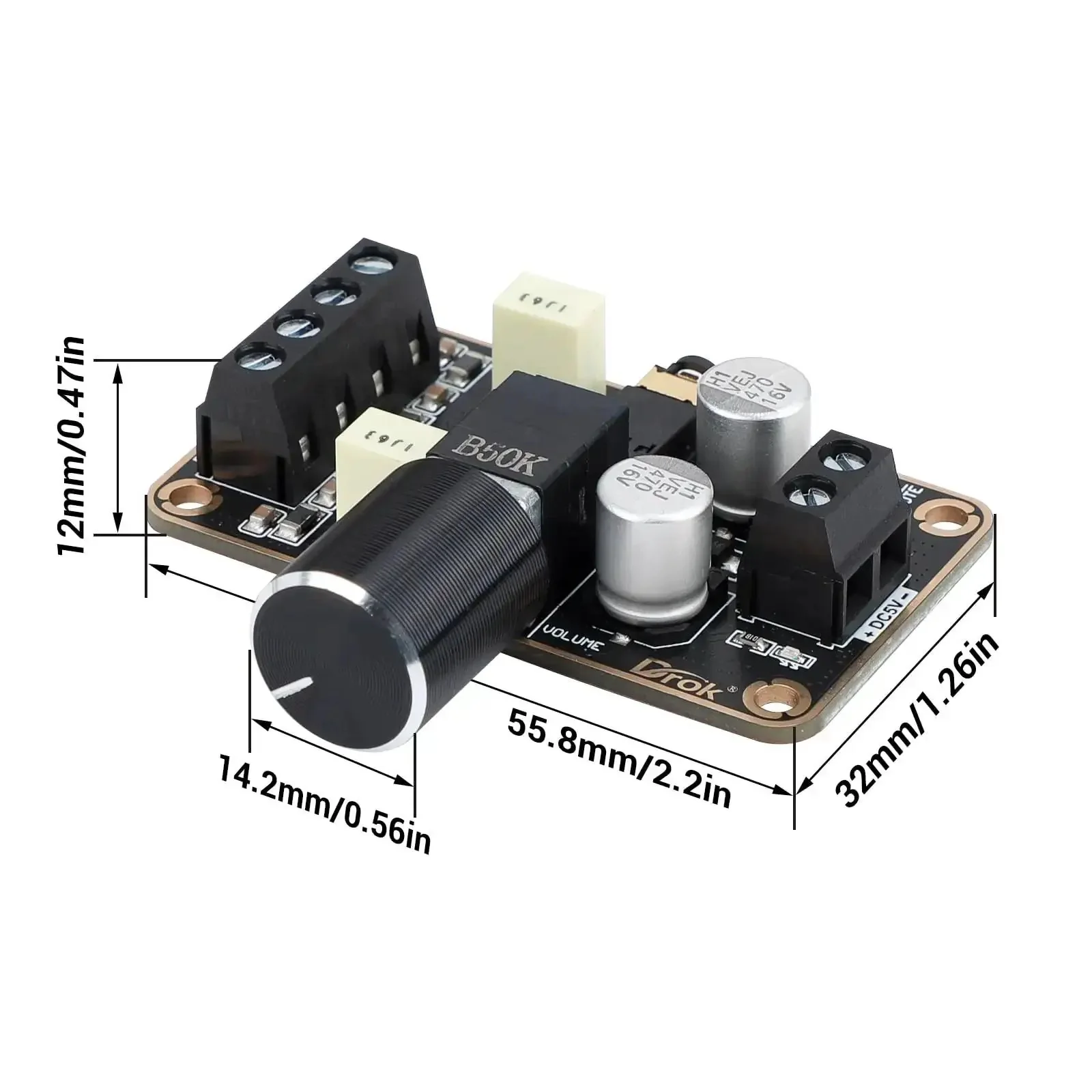 Compact 5W Per Channel 5W Plus 5W PAM8406 Stereo Audio Amplifier Board For 5V Supply Class D Dual Channel Power Amp Module For DIY Speaker System And Home Audio Projects Plug And Play And Clean Sound Quality - Image 7