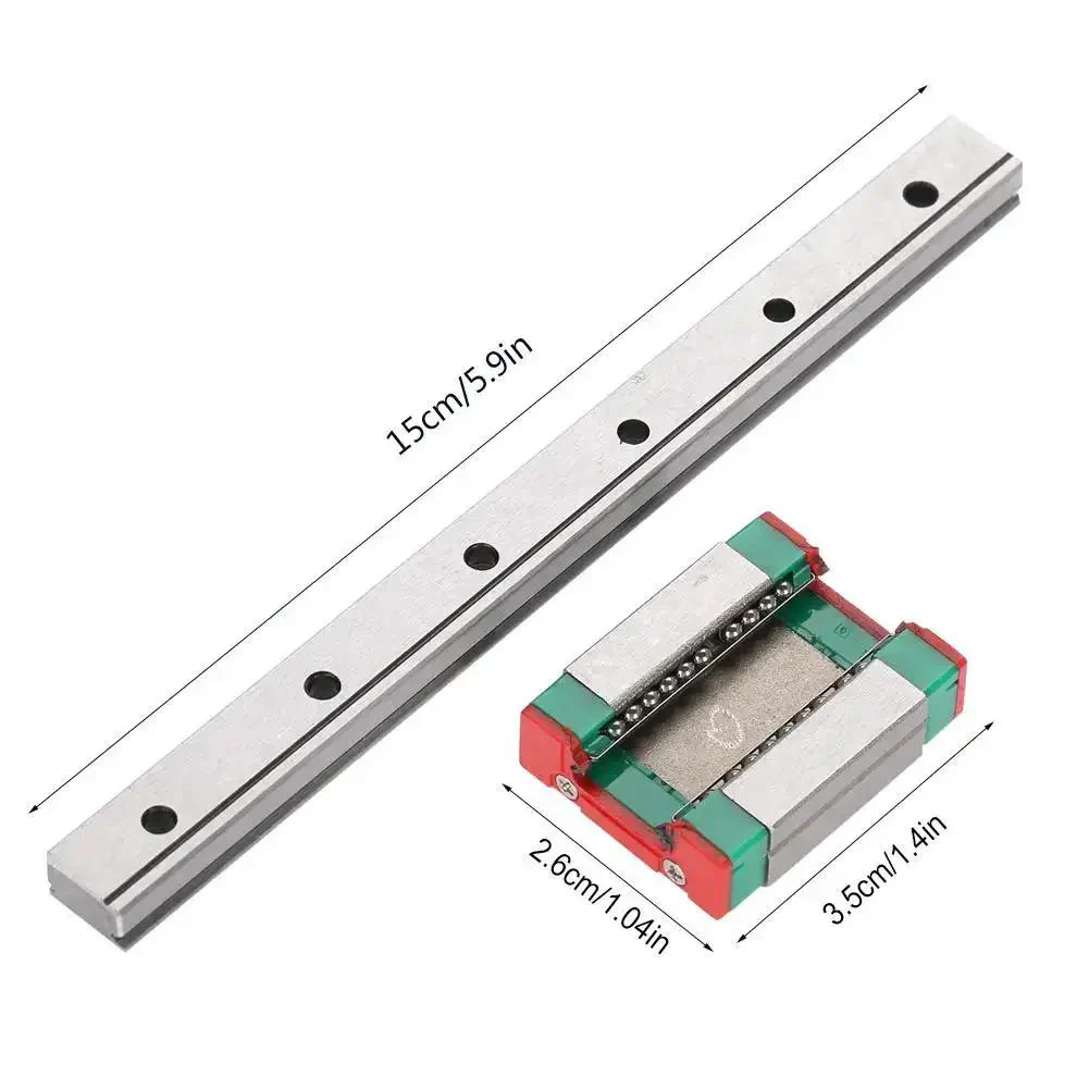 Compact And Handy 12mm Linear Rail With 4 Point Ball Retainer And Lubrication System For Precise Motion In Small Equipment And Measuring Devices 150mm Length For Automatic Equipment And Measuring Applications - Image 6