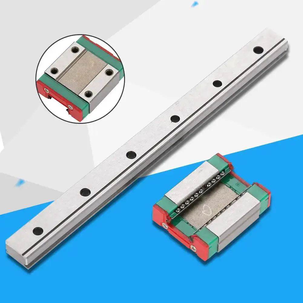 Compact And Handy 12mm Linear Rail With 4 Point Ball Retainer And Lubrication System For Precise Motion In Small Equipment And Measuring Devices 150mm Length For Automatic Equipment And Measuring Applications - Image 7