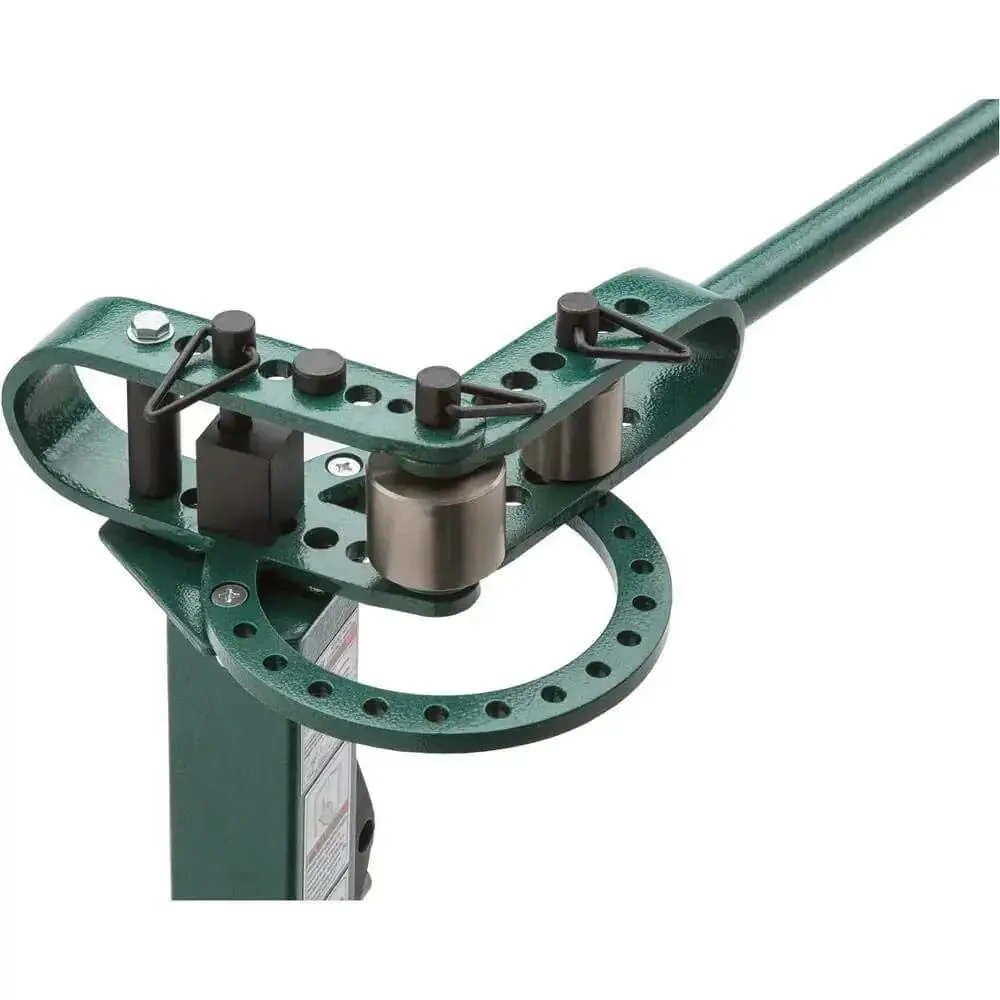Compact Bender System For Tubing Rounds And Flat Bar Floor Model Perfect For Automotive Fabrication And Home Shop Projects A Tough Industrial Grade Metalworking Tool With Smooth Bends And Beefy Build - Image 3