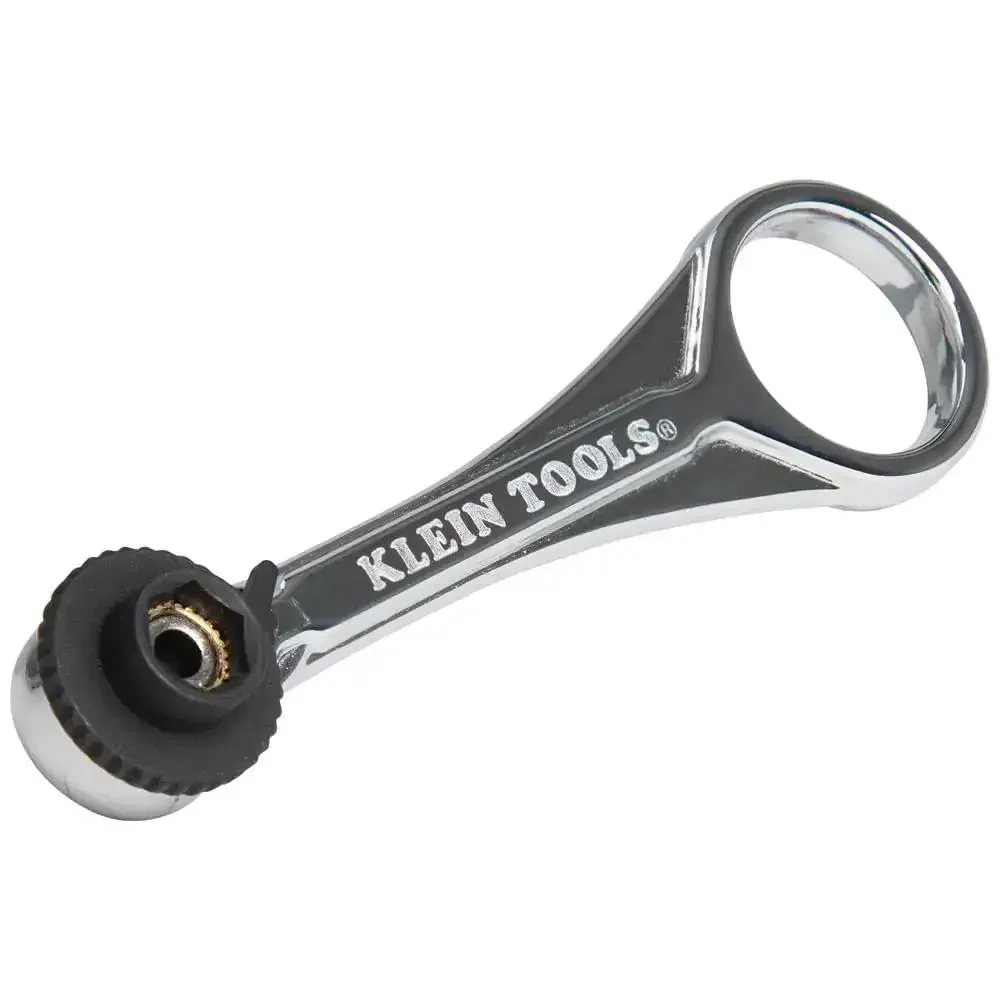 Compact Five Piece Mini Ratchet Set For Tight Spots With Phillips And Slotted Bits One Quarter And Five Sixteenths Inch Nut Drivers Quarter Inch Adapter Four Drive Bits Dual Drive Head And Socket Adapter - Image 4