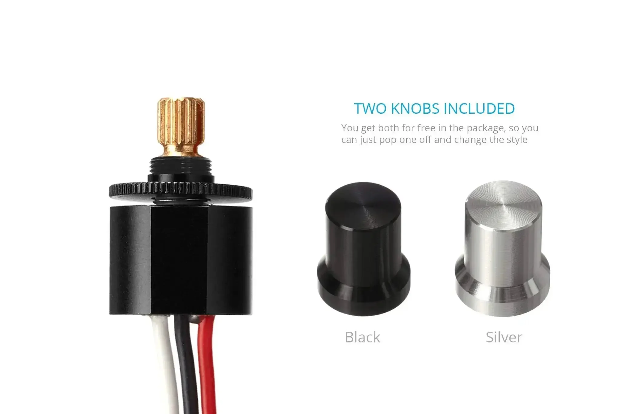 Compact LED Dimmer Knob With Rotary Control For 12-24V LEDs, Waterproof PWM Dimming Up To 4.8A At 12V Or 2.4A At 24V, Built For Cars, Boats, And Low-Voltage Under-Cabinet Lighting - Image 5
