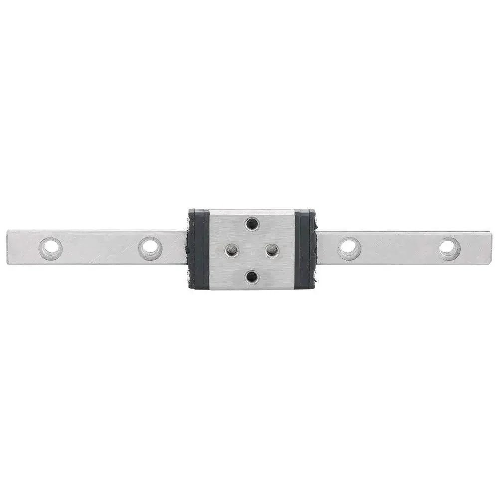 Compact Linear Guide Rail With Slider Block Carriage 75mm Stainless Steel 440C CNC Linear Motion System For Precision Equipment Built For Smooth Low Friction High Accuracy And Repeatable Positioning