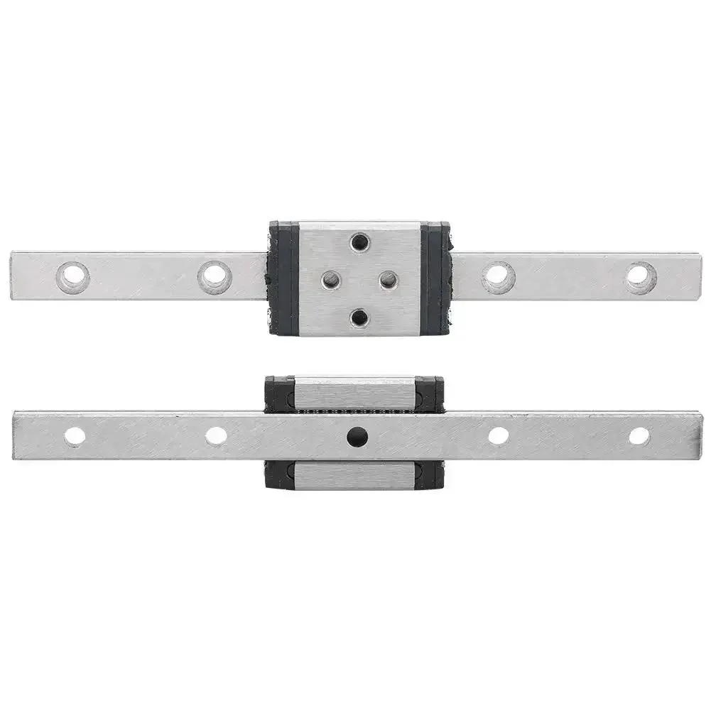 Compact Linear Guide Rail With Slider Block Carriage 75mm Stainless Steel 440C CNC Linear Motion System For Precision Equipment Built For Smooth Low Friction High Accuracy And Repeatable Positioning - Image 7