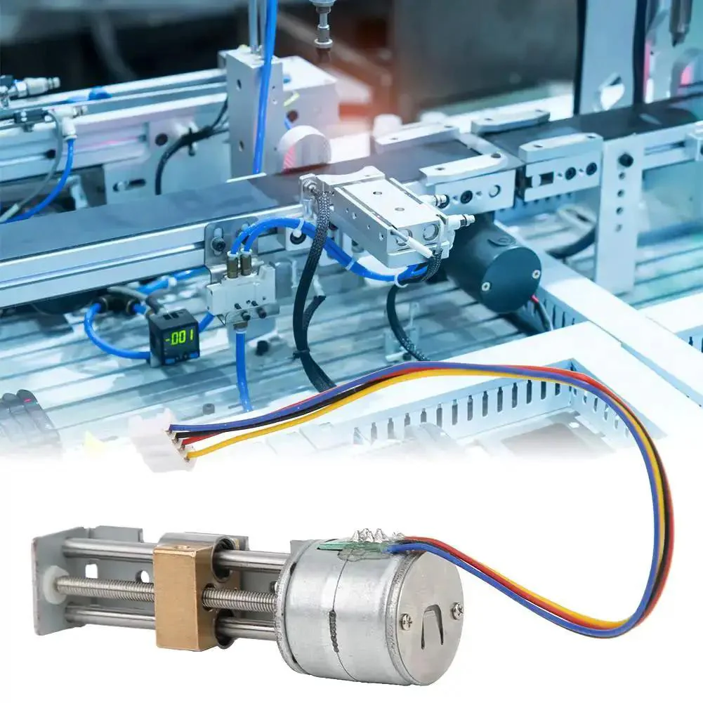Compact Linear Stage Actuator With Slide Rail And Lead Screw For Precision Measuring Devices, 3D Printers And Robotics, Stepper Motor With Planetary Reducer, All Metal Build, Durable, Smooth Travel - Image 4