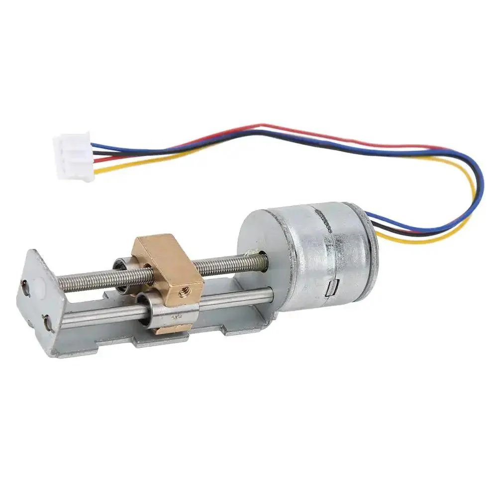 Compact Linear Stage Actuator With Slide Rail And Lead Screw For Precision Measuring Devices, 3D Printers And Robotics, Stepper Motor With Planetary Reducer, All Metal Build, Durable, Smooth Travel - Image 7