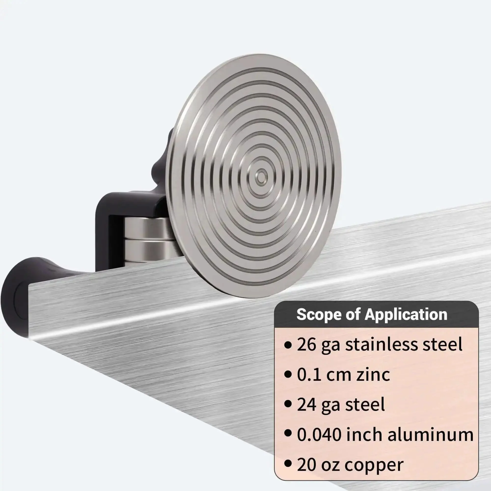 Compact Manual Metal Bending Machine For Sheet Metal No Fuss Easy To Use Multi Metal Compatible Bender That Bends From 90 To 180 Degrees And Handles 26 Ga Stainless Steel 0.1 Cm Zinc 24 Ga Steel 0.040 Inch Aluminum 20 Oz Copper Black - Image 4
