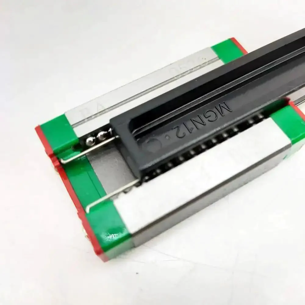 Compact MGN12H Linear Block Carriage With Guide Rail For CNC Machines Lightweight Square Linear Bearing Blocks Four Point Contact For Rock Solid Rigidity And Smooth Motion - Image 2