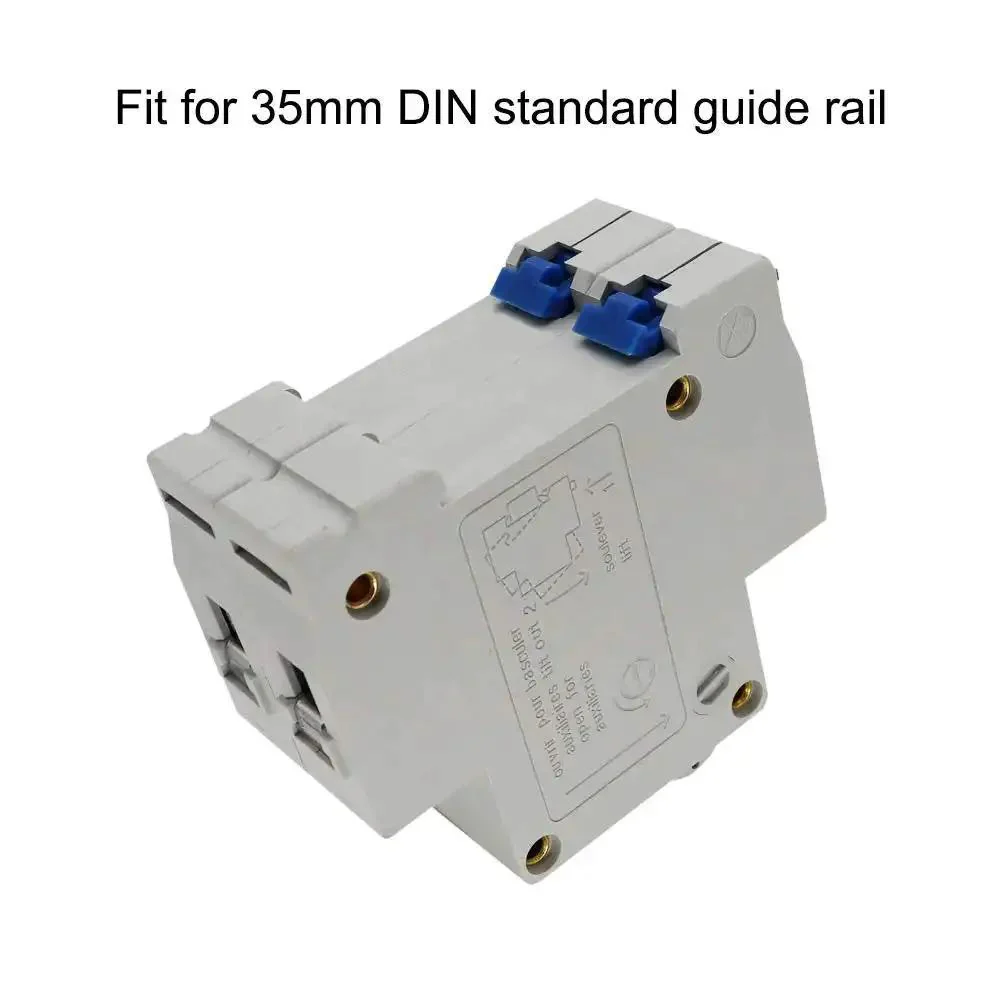 Compact Miniature Circuit Breaker For Low Voltage DZ47-63 2 Pole 40A 400V DIN Rail Mount Protects Your Electrical System From Overloads And Short Circuits With Fast Trip For Easy Panel Setup - Image 3