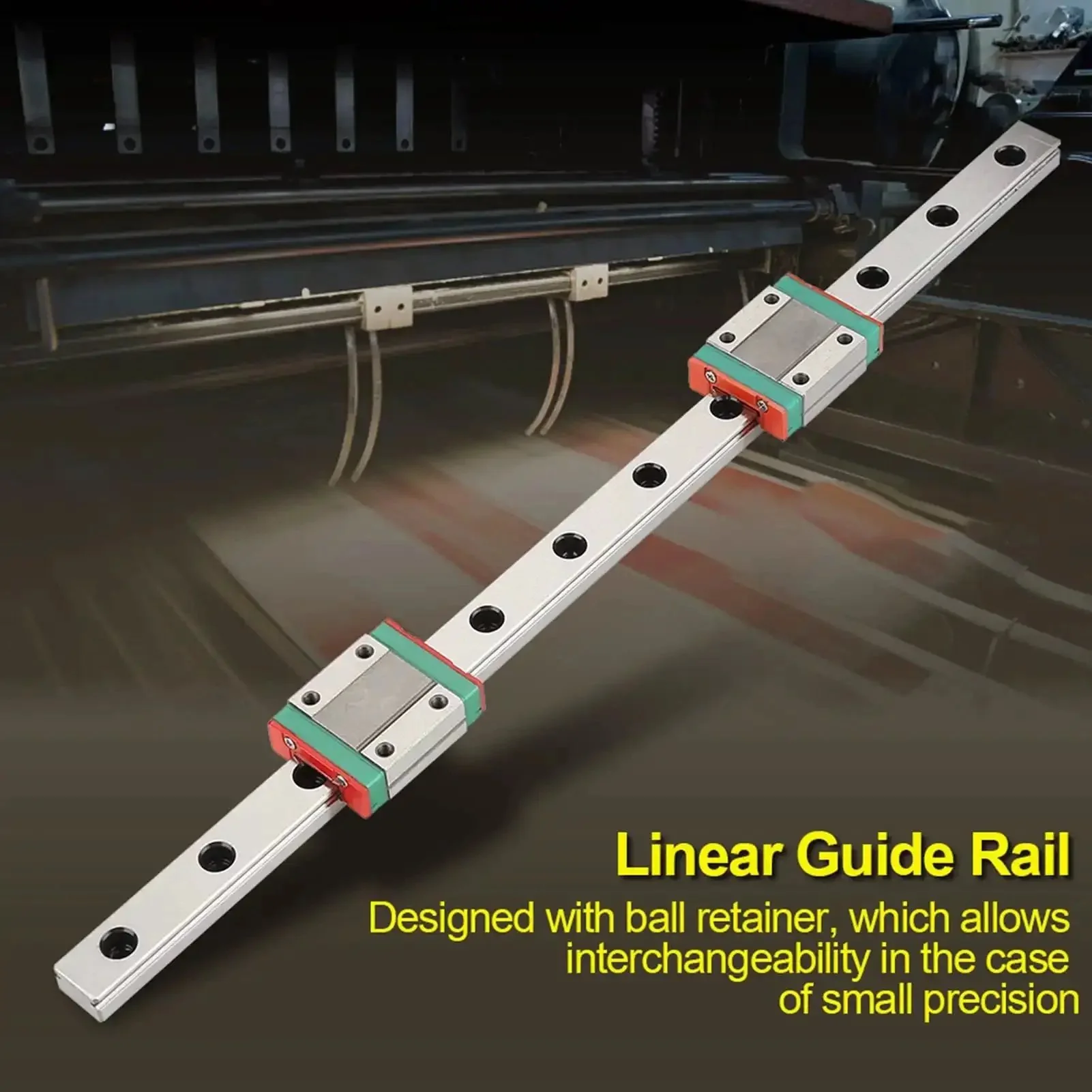 Compact Miniature Linear Rail Guide With 300mm Length And 12mm Width High Precision Linear Motion Rail System With Lubrication For Small Gear Setups And Automated Machines - Image 2