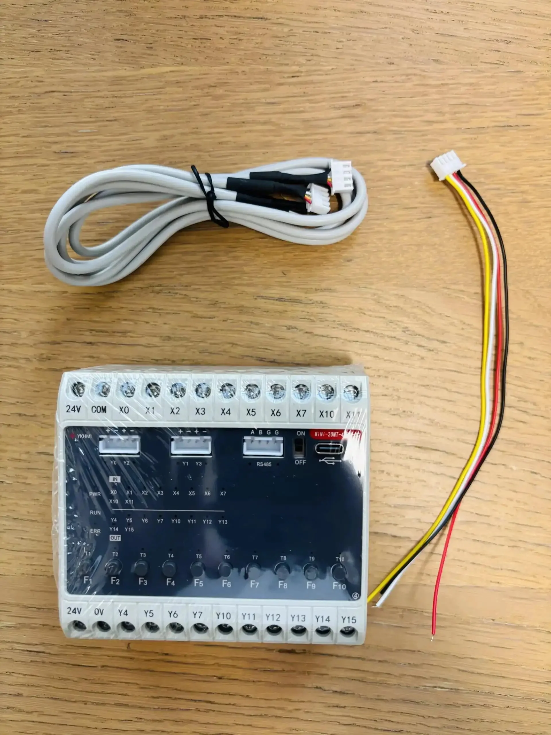 Compact Plug And Play 24V DC PLC With 10 Input 10 Transistor Output And 2 High Speed 100KHz Pulse Channels For Encoder Servo And Stepper, 1 Channel RS485, FX1S-20MT Style Mini Controller For Easy Home Shop Automation - Image 8