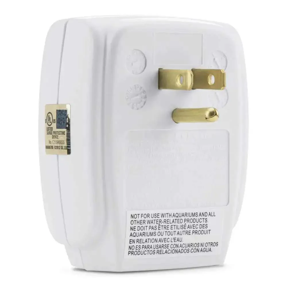 Compact Single Outlet Surge Protector Wall Tap With Grounded Outlet And Protected Light Indicators, Ideal For Office And Travel To Safeguard Your Phone, Tablet, And Charging Gear On The Go, 885 Joules - Image 5
