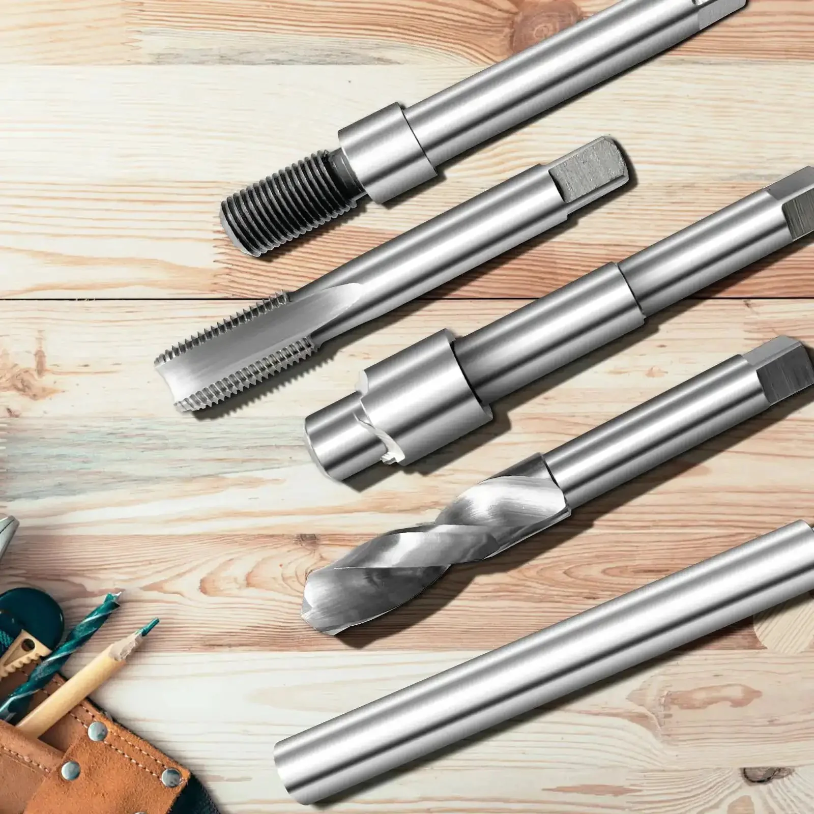 Complete M14x1.25 Thread Repair Kit With 150mm Extension Rod 10 Stainless Steel Inserts Deep Spark Plug Thread Repair For Car Engines Easy Insertion Minimal Disassembly Fix Lost Threads And Keep Your Ride Rolling - Image 3