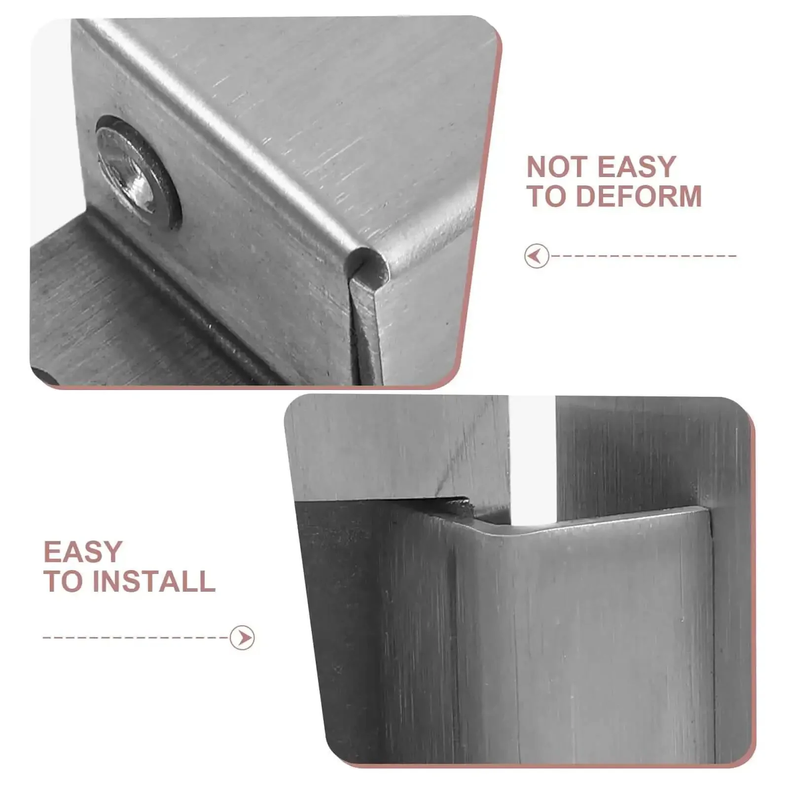 Concealed Adjustable 5 Inch Silver Door Hinge For Wooden Cabinets And Secret Bookcases, Heavy Duty Invisible Swing Hinge For Interior Use, Two Dimensional Alignment For Easy Install On Cabinets Chests And Hidden Compartments - Image 2