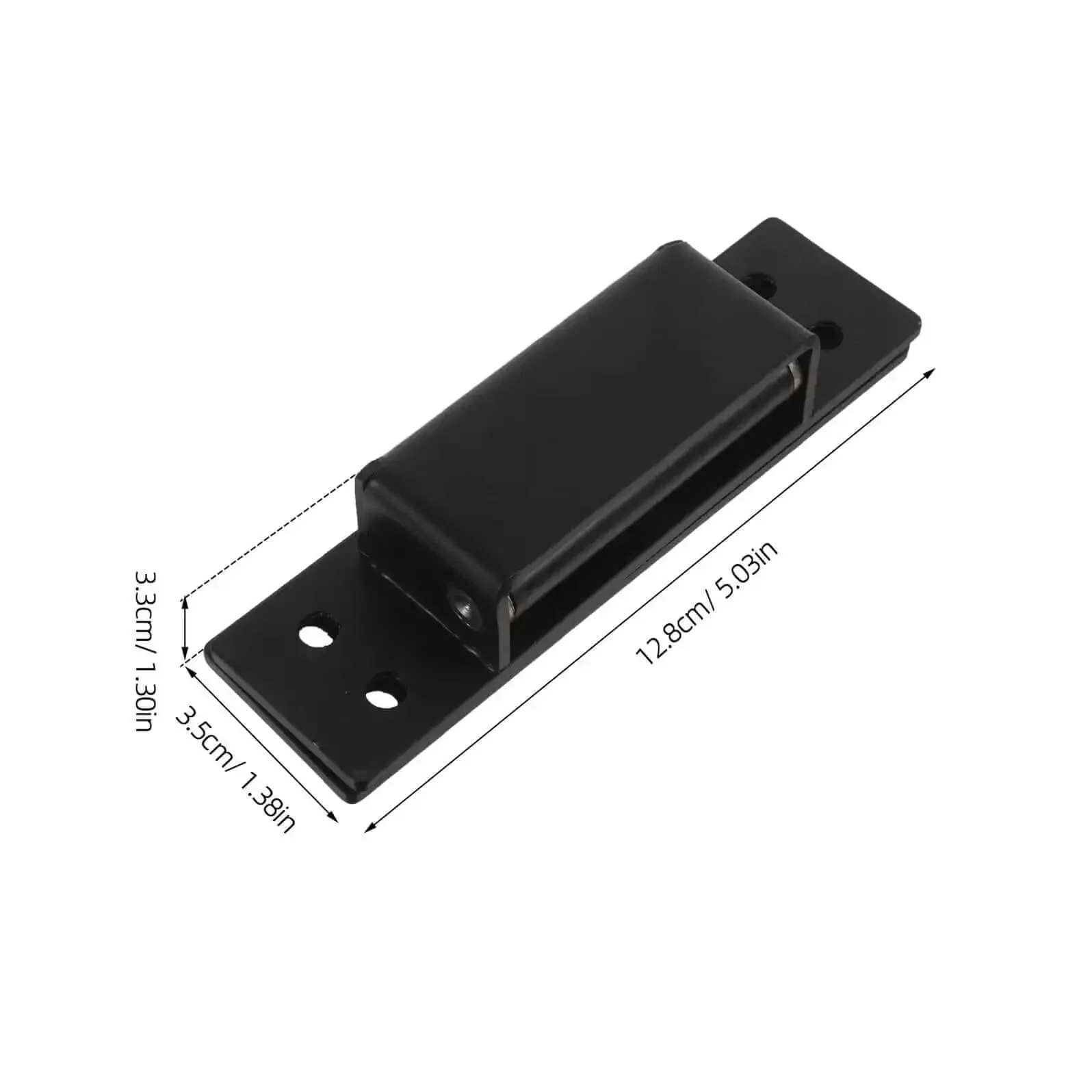 Concealed Hidden Interior Door Hinge Black 5 Inch Adjustable Heavy Duty Invisible Bookcase Hinge For Secret Doors Durable Flush Mount Cabinet Hardware With High Load Support And Stainless Steel Build - Image 9