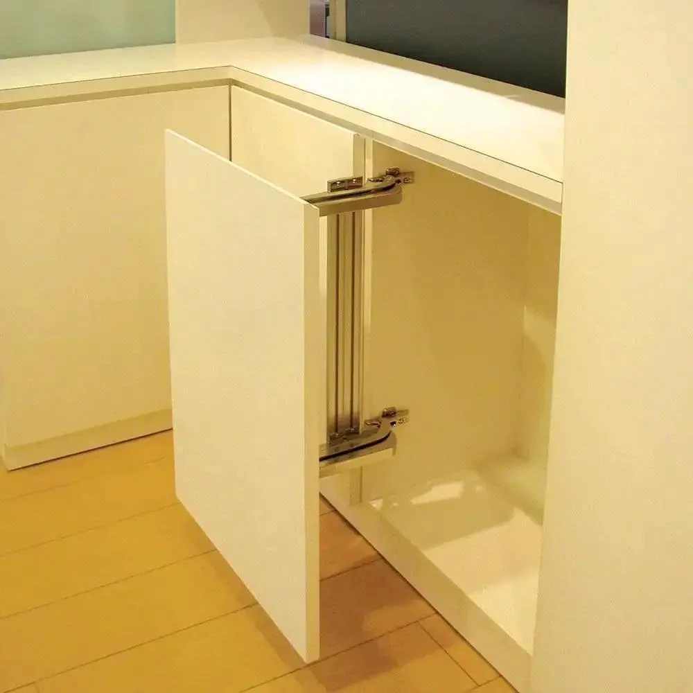 Concealed Lateral Swing Door Hinge Set For Tight Spaces Built Tough Durable Quiet Soft Close Cabinet Hinges Easy To Install Space Saving Sliding Door Hardware For Corner Cabinets