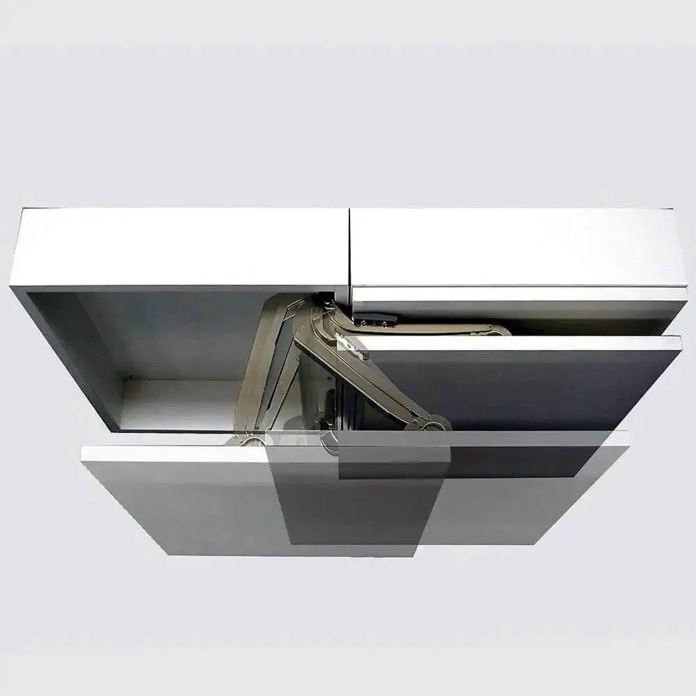 Concealed Lateral Swing Door Hinge Set For Tight Spaces Built Tough Durable Quiet Soft Close Cabinet Hinges Easy To Install Space Saving Sliding Door Hardware For Corner Cabinets - Image 3